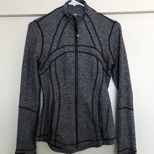 Lululemon define jacket heathered black/grey